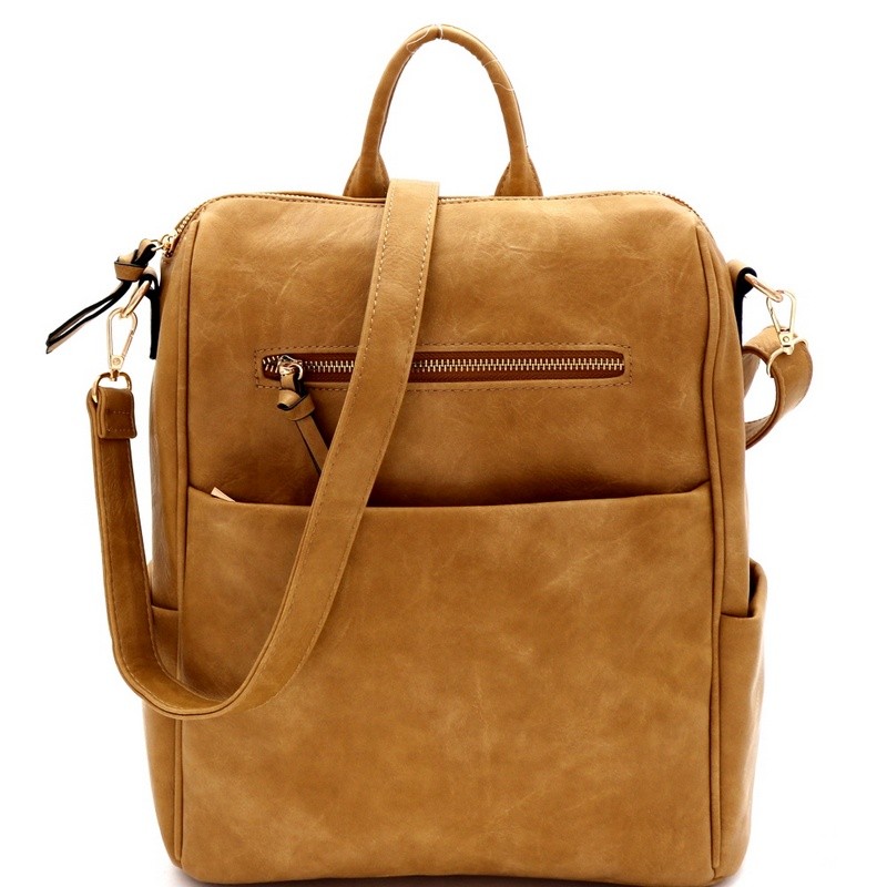 Multi Pocket Convertible Backpack Shoulder Bag MH-F0276 > Fashion